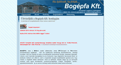 Desktop Screenshot of bogepfa.hu